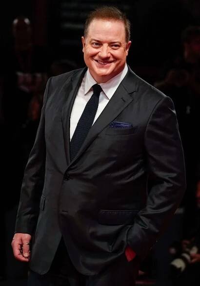 Brendan Fraser attends The Whale Premiere during the 79th Venice International Film Festival