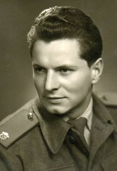 Vladimír Dvořáček na vojně, rok 1958