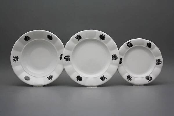 Bohemia Porcelán 1987 Benedikt Rokokové panenky 12 ks ABB