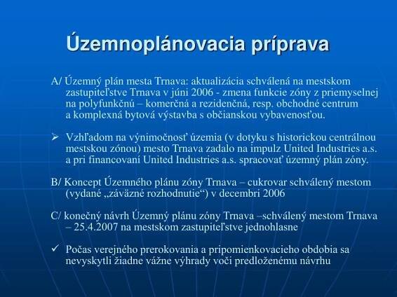 PPT - Zóna Trnava - cukrovar PowerPoint Presentation, free download - ID:4012543