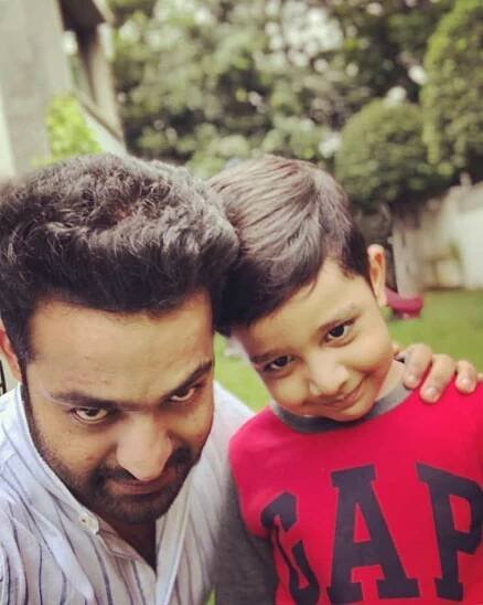 Jr. NTR with his Abhay Ram