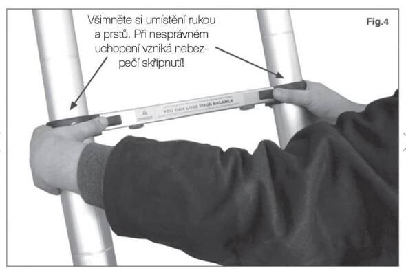 Teleskopický žebřík G21 GA-TZ7-2 m, hliníkový
