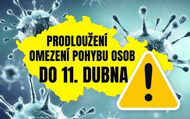 Vláda prodloužila omezení pohybu osob do 11. dubna - Frýdlantsko / Frýdlantský výběžek