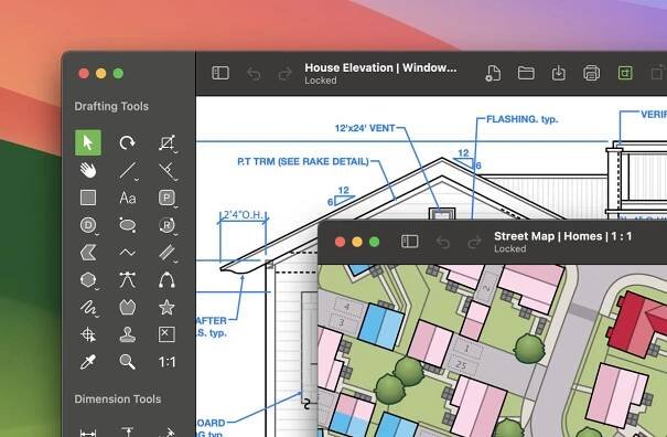 MacDraft Professional | Powerful 2D CAD, drafting, technical illustration and more for Mac | Microspot Ltd.