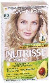Garnier Nutrisse krémová permanentní barva na vlasy 90 Světlá Blond