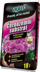 SUBSTRÁTY | AGRO Černozem. sub. pro balk. rost. 18l | Zafido e-shop - hnojiva, zahradní materiál, postřiky, substráty