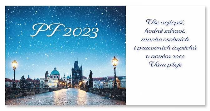 PF 2023 - karta s textem - Praha | AAApapir.cz 