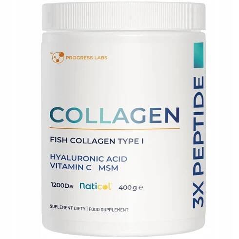 Marine COLLAGEN 3 Drinking Peptides 10 000 mg HA MSM Wit. C Hair Joints 400g