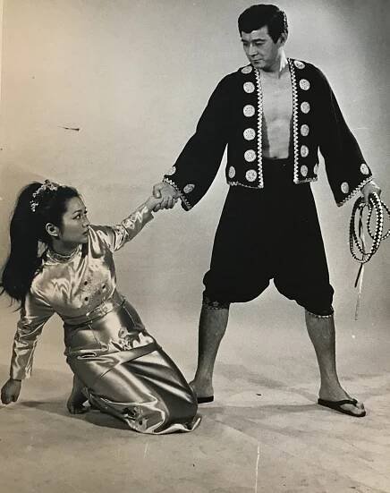 (1967) Virginia Wing as Tuptim and James Shigeta as The King in THE KING AND I in Sacramento, CA).
