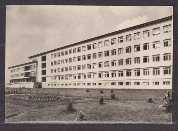 Hodonín - nemocnice - Pohlednice místopis