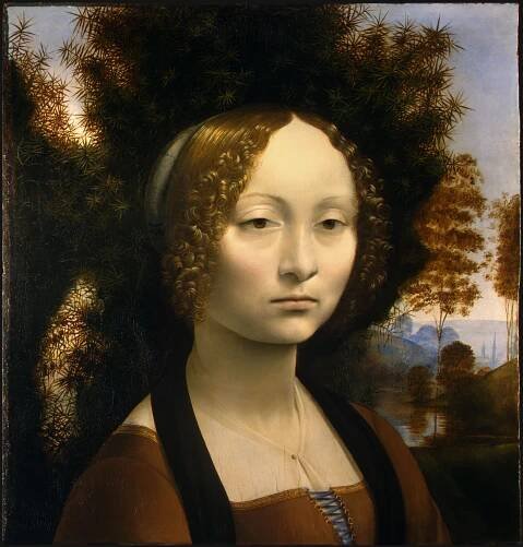 File:Leonardo da Vinci, Ginevra de' Benci, 1474-78.png - Wikipedia