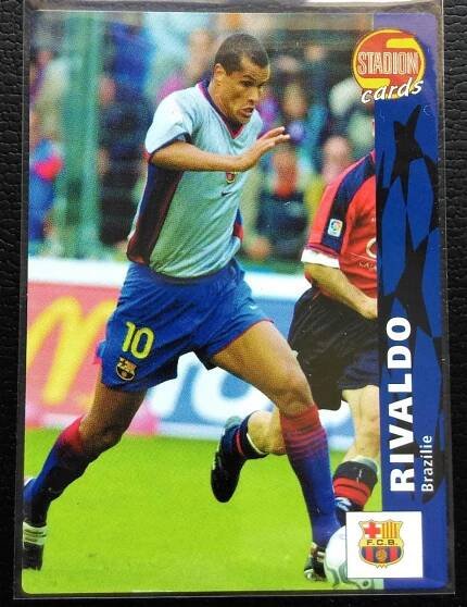 Rivaldo 2001 Stadion cards #285 FC Barcelona