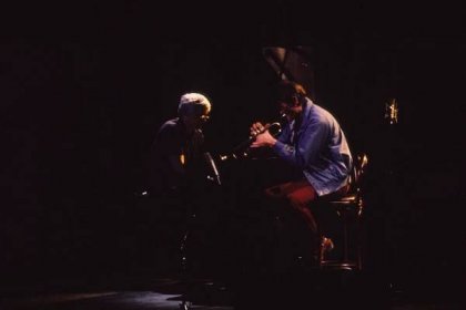 Paul Bley & Chet Baker - Théâtre St-Denis , le 3 juillet 1986 (photo: Denis Alix).