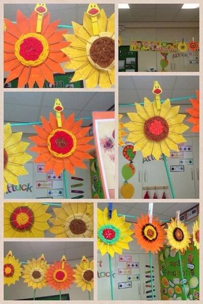 Творчество с пряжей | Sonnenblume basteln, Blumen basteln aus papier, Bastelarbeiten