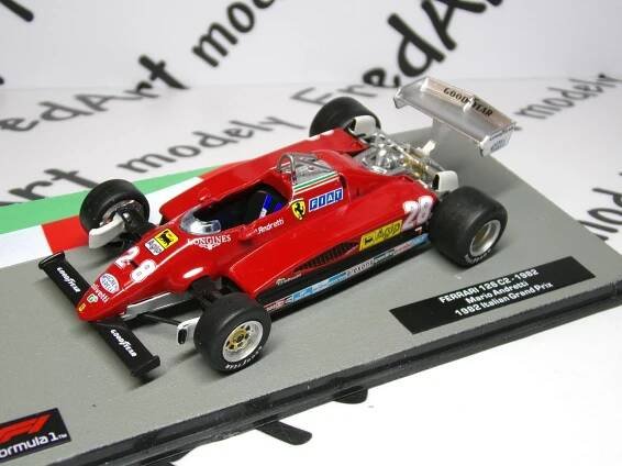 8/24 F1 - FERRARI 126C2 1982 Mario Andretti Italian GP - ALTAYA 1:43