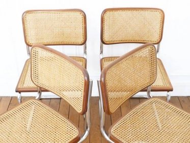 4 Chaises – BREUER – Cesca B32 – MADE IN ITALY - VENDUES - Pierre LOTA
