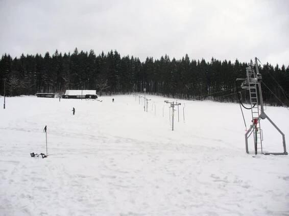 Čeladná - Kocianka - sjezdovky a sníh