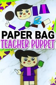 Looking for fun, preschool craft activities to do in the classroom while going over the community helper or occupation theme unit? These diy printable teacher paper bag puppet crafts work great! Host a puppet show or learn the roles of teachers when making these printable teacher hand puppets. Grab your copy of printable teacher puppet templates now!