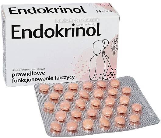 Endokrinol thyroid support supplement box 30 pills