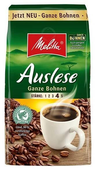 Melitta Auslese zrnková káva 500g