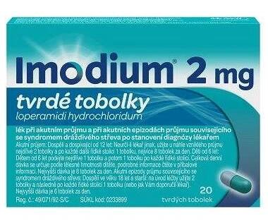 Imodium 2 mg 20 tobolek