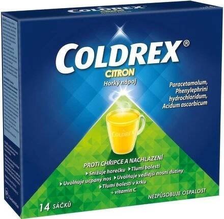Coldrex Horký nápoj Citron 14 sáčků
