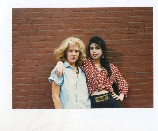 Jennifer Clement & Suzanne Mallouk, NYC 1984 copy 2