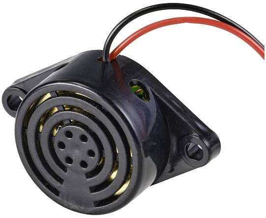 TRU COMPONENTS TC-10475820 piezo bzučák Hlučnost: 95 dB Napětí: 12 V/DC nepřerušovaný tón 1 ks