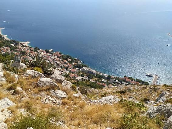Fotografie - Omiš - pohled z pevnosti Fortica - 16.08.2021