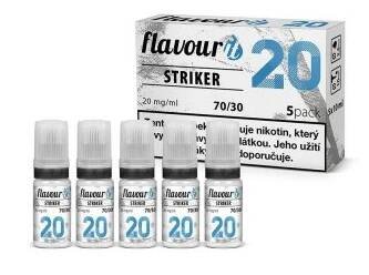 flavourit striker 70 30 dripper 20mg booster 5x10ml