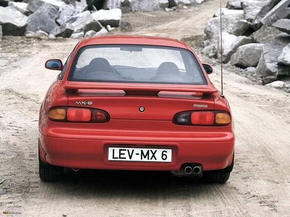 Mazda Mx-6 automobil a modelové roky