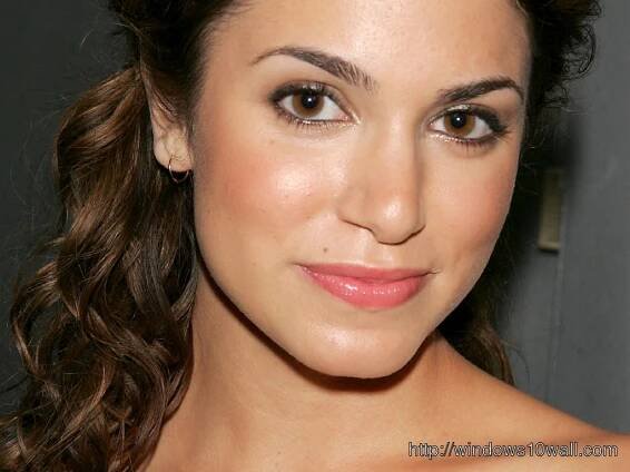 Nikki Reed Pink Lips Wallpaper