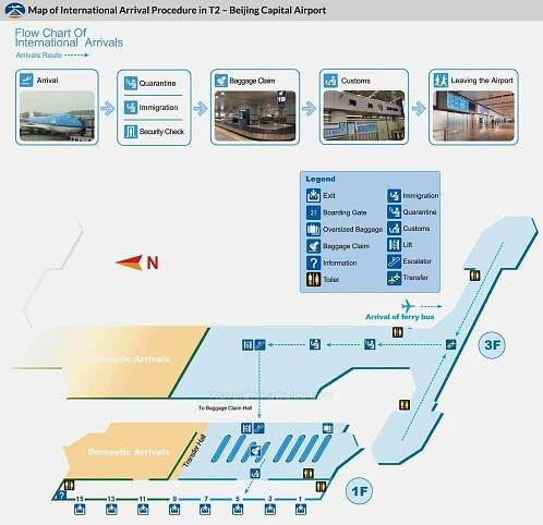 Beijing Capital Airport Maps: Terminal 1, 2, 3, Arrival & Departures