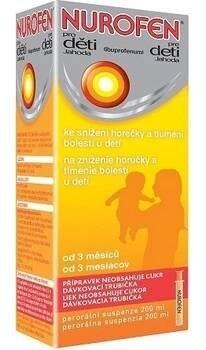 NUROFEN PRO DĚTI JAHODA POR 20MG/ML POR SUS 200 ML II