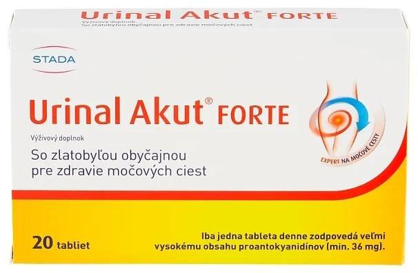 Urinal Akut FORTE 1×20 cps, liek