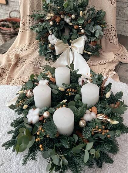 Adventný veniec - 20 nápadov na vytvorenie vlastného venca