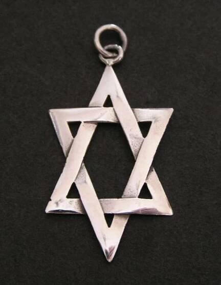 Nerovnostranný hexagram - stříbrný přívěsek | Prodávejte a nakupujte na Memark.cz