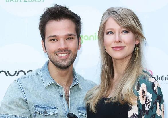 'iCarly' 's Nathan Kress, Wife London Welcome Baby Girl Evie Elise: 'Can't Seem to Stop Crying'