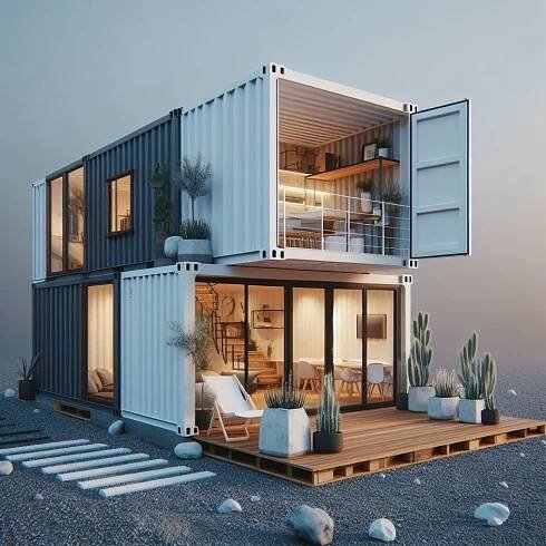 Architektura | Inovativní Domov: Přeměna Kontejnerů na Moderní Bydlení | GRAND Developer - Developerské projekty, novinky