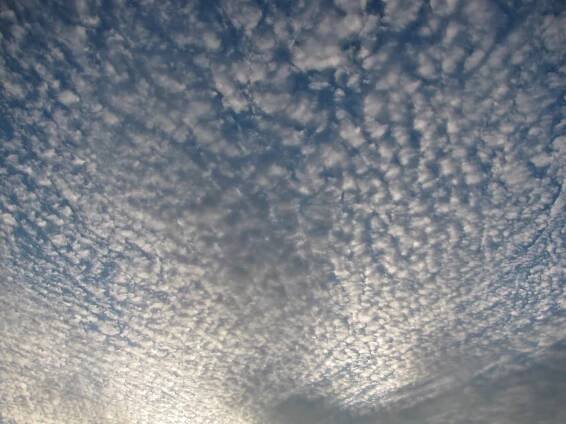 Cirrocumulus značia búrku