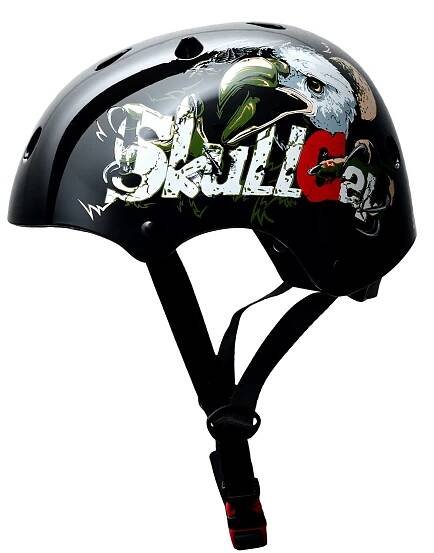 Skullcap Přilba na bruslení a cyklistiku, microshell, vnitřní skořepina EPS, ventilační systém