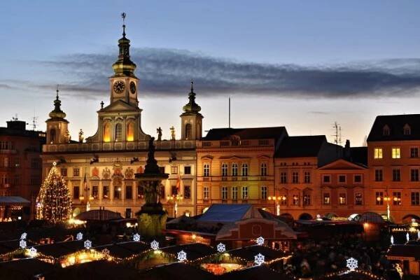 Adventní trhy na českobudějovickém náměstí | foto: Jiří Čondl,  Český rozhlas