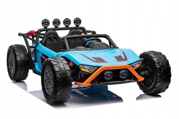 Auto na akumulátorové vozidlo Buggy Racing 5 Modré 24V
