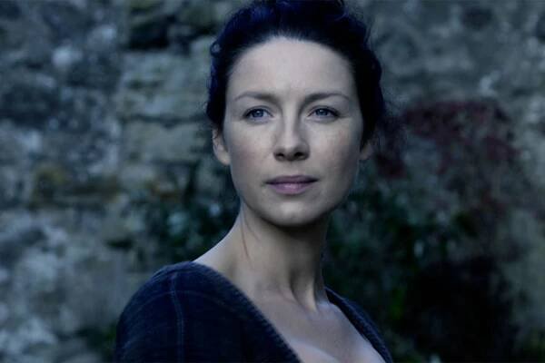 Caitriona Balfe as Claire in the final season of Outlander