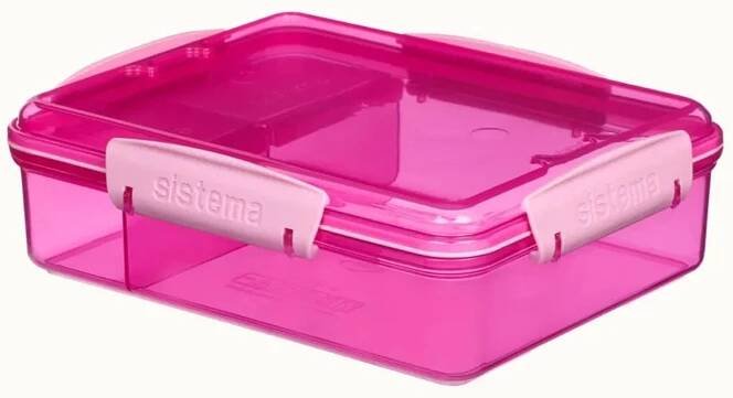 Sistema Svačinový box se 3 oddíly Snack Attack Duo Lunch Trends 975 ml
