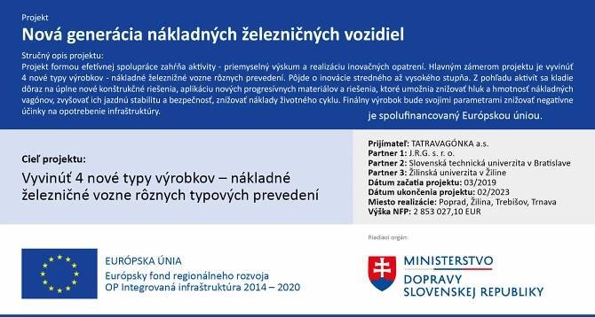 EÚ fondy - Tatravagónka Poprad