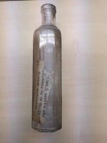 Lahev lahvička PETROLE HAHN - historický šampon - Starožitnosti