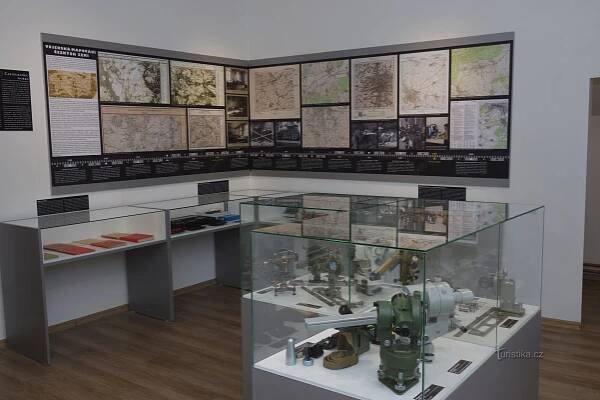 Ukázka z expozice Vojenská geografie
