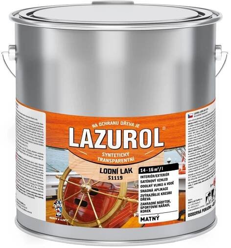 Barvy a Laky Hostivař Lazurol S1119 2,5 l