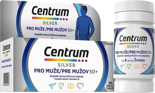 Centrum Multivitamín pro muže 50+, 90 tablet